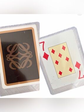 Authentic Loewe Anagram Playing Card – Luxury Designer Decor Piece.  ( 7 of ♦️)